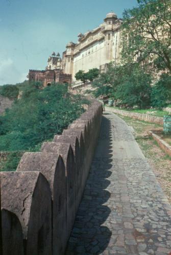 palace on the  hill - rajasthan