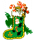 Merry Christmas - Christmas stocking clipart