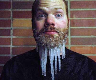 cold beard   - cant bear the ice  beard