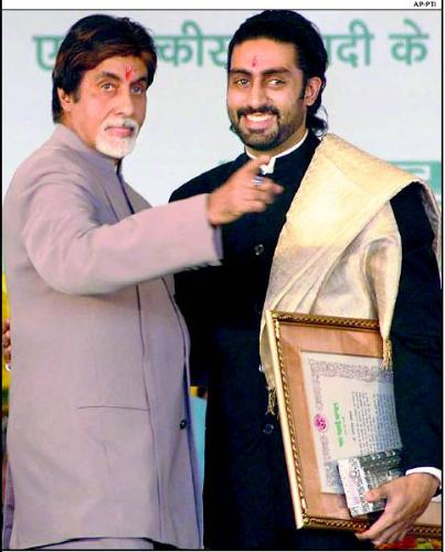 Movies - The grand gala pair of father and son in Indian Cinema.