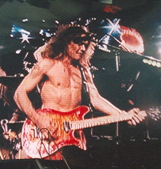 eddie van halen - Founding member of the hard rock band Van Halen.