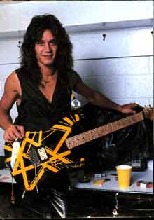 eddie van halen - Founding member of the hard rock band Van Halen.
