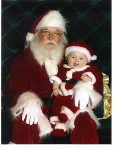 Santa with baby - Santa with baby