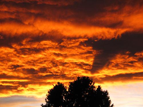 evening clouds - This was about 2 weeks ago