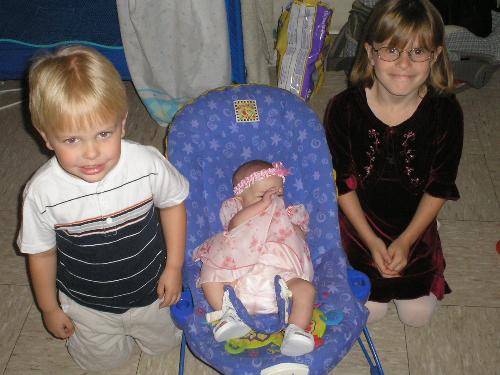 My three beautiful kids - These are my gifts from the Lord.  My 10 year old, my 4 year old, and my 10 month old.  They are dressed up for Easter!!