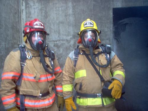 San Juan Fire Dept. - My little bro Dave showing his standing around skills