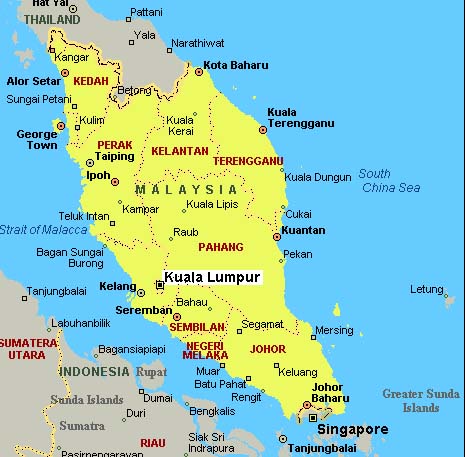 kuala lumpur  - kuala lumpur map