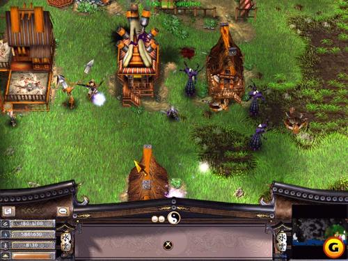 Battle Realms - Battle Realms http://www.gamespot.com/pc/strategy/battlerealms/index.html Battle Realms, the first product from Liquid Entertainment, has style in spades--everything about it is slick, and it's noteworthy for that reason alone, as well as for many others. It's a martial-arts-themed real-time strategy game featuring dozens of great-looking units from four unique factions, impressive graphical effects, and an innovative resource model. It has a polished, attractive presentation, an open-ended campaign, and several good multiplayer modes. Battle Realms does have a few gameplay issues that diminish some of its strategic appeal, as the action can prove to be difficult to manage. But it's still a very worthwhile experience despite these things and should provide many hours of enjoyment for all kinds of real-time strategy players.