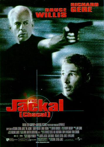 Jackal - Movie poster for The Jackal with Bruce Willis and Richard Gere
