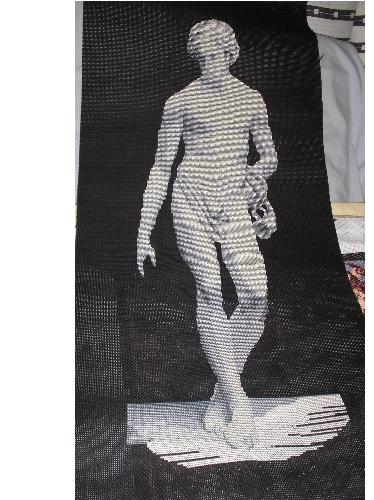 Adonis - My cross-stitch project. Took me three weeks to finish.