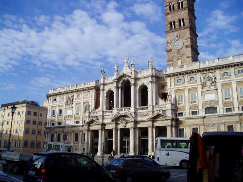 Santa Maria Maggiore- Rome - Huge cathedral of S.ta Maria Maggiore in Rome, not far from the main train station.
