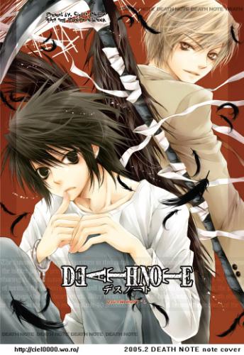 Death Notes - I am a picture collecter.Death notes picture of the  in, I love most this.Because very beautiful.Give me a kind of ambiguous feeling.And~~~~L is very cool and handsome ~~oh!!!I love you forever,L