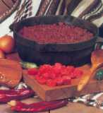 Chili - A nice bowl of chili is always good on a cold wet day.
