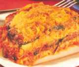 Lasagna - Im not a really big fan of lasagna but my italian friends mom makes the best lasagna.