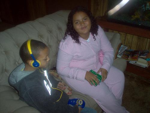 Brooke and Mike  - Brooke and Mike at her Nana's house.