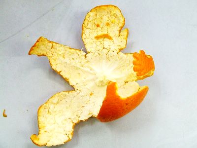arts on orange - it is the photo where artist provide a view to through the art