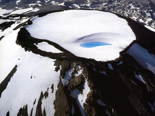 A mountain - Aeroplane view of a mountain