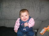 katherine! - when she was like three months old or so being her usual cute self!!!