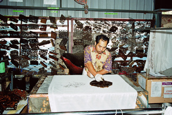 blok - second step of making batik