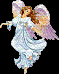 angels - Pale bule lilac angel