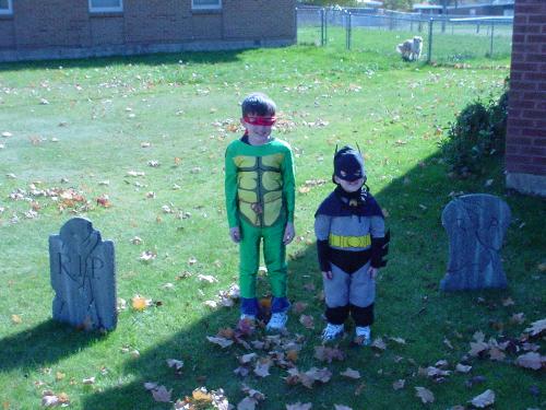 My boys on Halloween - My sons on Halloween