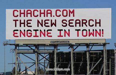 Billboard - I was bored one night and made this cool billboard to advertise ChaCha. Enjoy and feel free to use this!