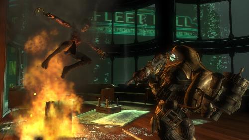 BioShock - BioShock http://www.gamespot.com/pc/action/bioshock/index.html This hybrid first-person shooter from the creators of System Shock 2 combines elements of sci-fi and role-playing genres.