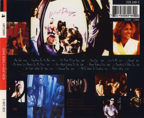 Bon Jovi - Bon Jovi 'These Days' CD Cover