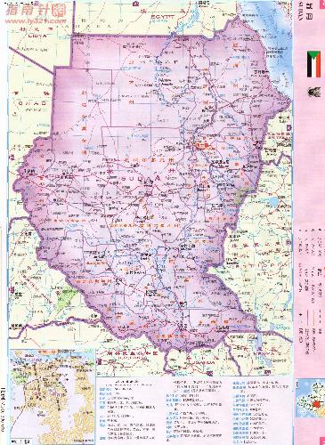 The map of sudan - This is a map of sudan