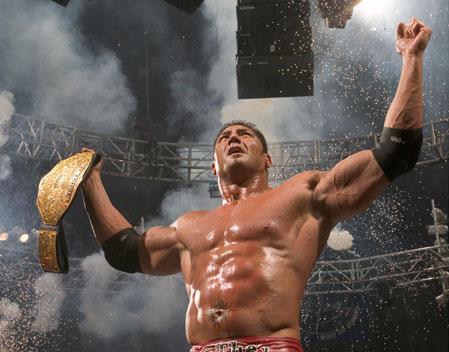 @ the WRETLEMANIA 21 -  After winning the World Heavyweight Championship