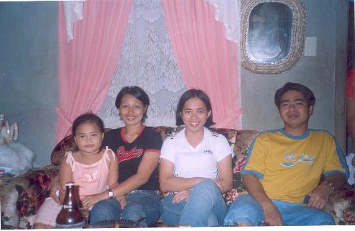 I am with my friends and niece, Pia - This picture was taken in September 08, 2004 in Leyte when I go there for a vacation.