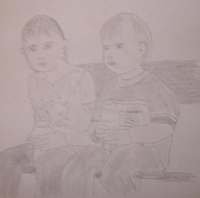 Day In The Park - Hand Drawn Picture  Artits Daniel D