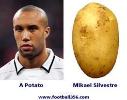 silvestre and potato - lol the pic says it all silvestre = potato