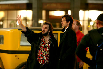 king kong - Director Peter Jackson and Adrien Brody