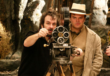 king kong - Director Peter Jackson and Jack Black