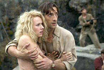 king kong - Naomi Watts and Adrien Brody
