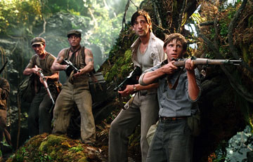 king kong - Adrien Brody and Jamie Bell