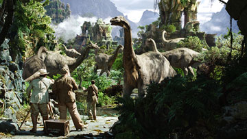 king kong - Filming the dinosaurs of Skull Island
