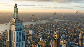 king kong - The showdown at the top of the Empire State Building