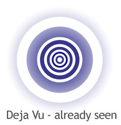 Deja Vu - already seen - Deja Vu - already seen. How many times it happens to you
