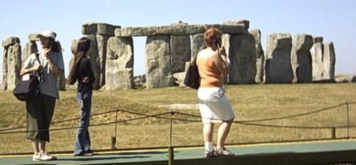 Stone Henge - Big Boulders arranged in a circle, nobody knows where it came from as there were no mountains nearby where the stones may have come down from.