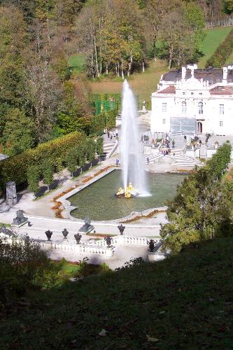 Linderhoff Castle, Garmish Germany - This is one of several castles that King Ludwig II built. The grounds are extensive with nice easy hiking trails.