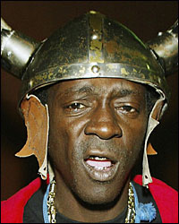 No, I do not play his music on my radio station!!! - Flava Flav.  Lock up your daughters and call the law!