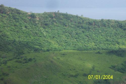 Inside the Volcano - It hasn't errupted in years.  Taken in the Philippines.