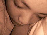 am sleeping...zzzzz...zzzz - taken by my sister when i was asleep.