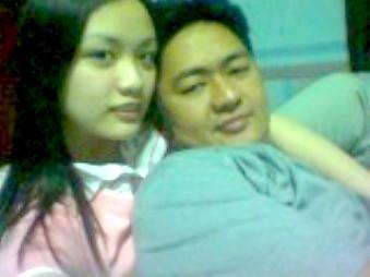 me with my husband - sweet cuddles with my husband