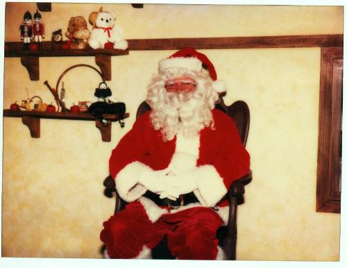 Santa Claus - Photo of me when I worked as a shopping mall Santa in 1992.