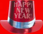 happy new year - Red Happy New Year hat.