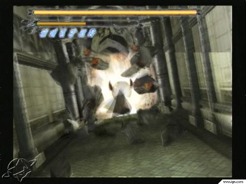 spider - its from dmc series..and its the 1st one....a spider is comin after dante