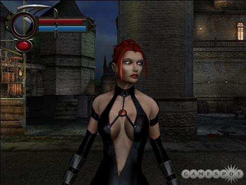 BloodRayne 2 - BloodRayne 2 http://www.gamespot.com/pc/action/bloodrayne2/index.html Stop us if you've heard this one before. A half-human, half-vampire antihero, along with a long-haired, trench-coat-sporting associate, goes to war with a largely underground society of vampires who are looking to come up in the world and turn the human race into their slaves. No, they didn't make another lousy Blade game. It's BloodRayne, that other half-human, half-vampire hunter of bloodsuckers everywhere. The original BloodRayne game debuted in 2002. You controlled the heroine, Rayne--a busty, redheaded alternative to Wesley Snipes' comic book-inspired vampire hunter--as she hunted down Nazis, vampires, and Nazi vampires in the 1930s.